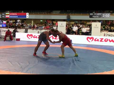 BRONZE FS - 125 kg: N. CHTEREV (BUL) v. K. KOSCIOLEK (POL)