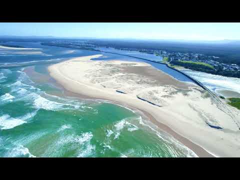 Crowdy Head, Harrington Lighthouse, Bay Beach, Lagoon, Manning River, DJI Air 2S Drone Footage