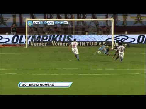 Gol de Romero. Lanús 2 - Arsenal 0. Fecha 5. Torneo Final 2013. Fútbol Para Todos