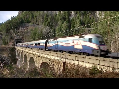 Semmeringbahn zwischen Kalte Rinne-Viadukt und Breitenstein