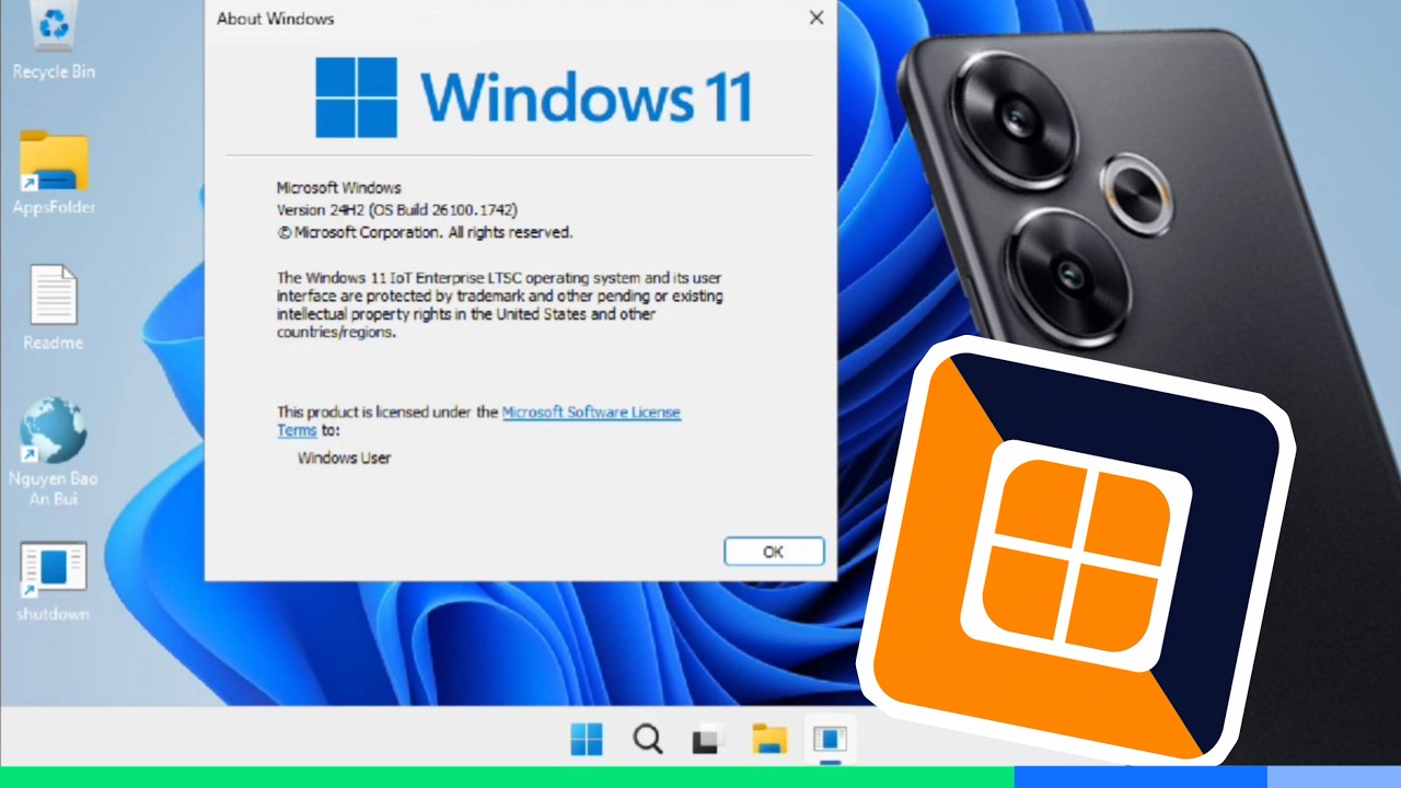 Emulate Windows 11 IoT LTSC 2024 on Android phones with Vectras VM