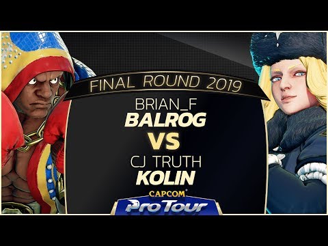 Brian_F (Balrog) vs CJ Truth (Kolin/Cammy) Final Round 2019 - Top 8 - CPT 2019