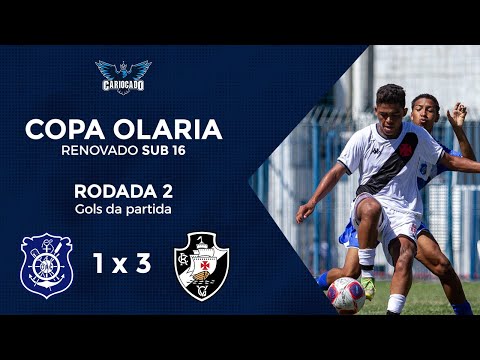 GOLS DA PARTIDA - OLARIA 1X3 VASCO (COPA OLARIA RENOVADO SUB 16)