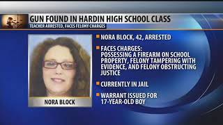 Hardin teacher charged with hiding gun in classroom and lying to authorities