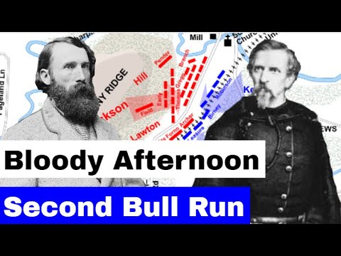 Second Battle of Bull Run, Part 3 Bloody Afternoon | Animated Battle Map