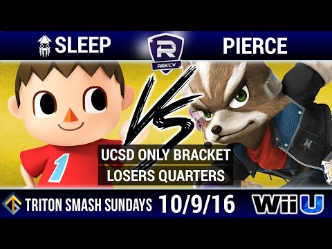 Triton Smash Sunday 12 UCSD Only Bracket L Quarters: SleeP (Villager) vs Pierce (Fox)