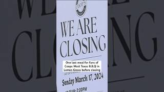 Download lagu Fans showed up to Coops West Texas B.B.Q in Lemon Grove one last time before they closed their doors mp3 Download lagu Fans showed up to Coops West Texas B.B.Q in Lemon Grove one last time before they closed their doors mp3