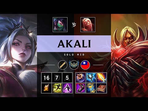 Akali Mid vs Vladimir - TW Challenger Patch 25.11