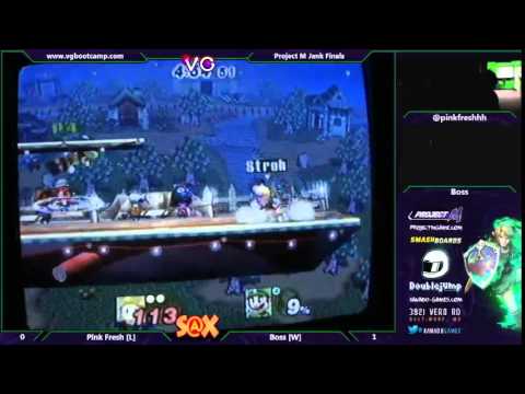 S@X 10/14/14 - Pink Fresh (Lucas) vs Boss (Mario) - Project M Grand Finals - Smash PM
