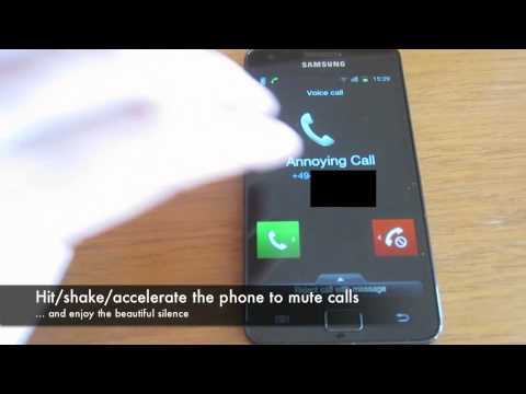 Silencer - Shake to Mute Calls Video