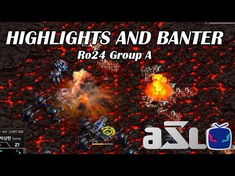 Tasteless and Artosis - ASL Season 8 Ro. 24 Group A - Highlights and Banter