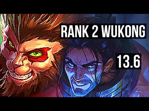 WUKONG vs SYLAS (JNG) | Rank 2 Wukong, 9/5/17, Dominating | TR Challenger | 13.6