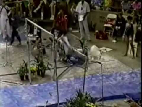 Kim Kelly - 1989 US World Trials - Uneven Bars