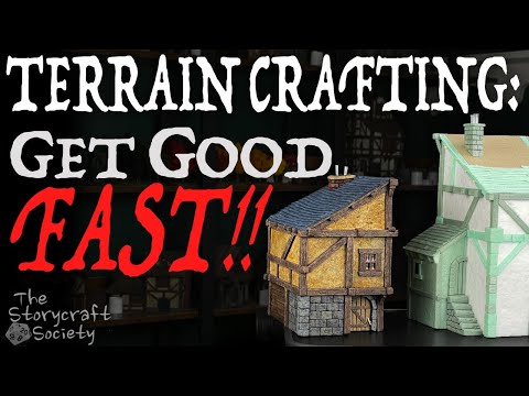 The SECRET to Getting Good FAST at Crafting D&D Terrain!!!