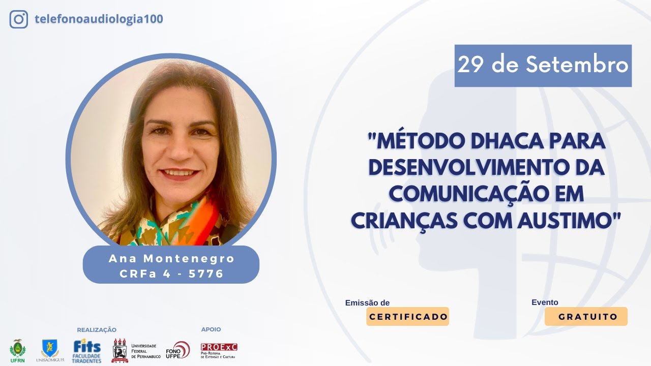 MÉTODO DHACA PARA DESENVOLVIMENTO DA COMUNICAÇÃO EM CRIANÇAS COM AUTISMO