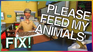 Planet Zoo - Keepers not feeding the animals bug!