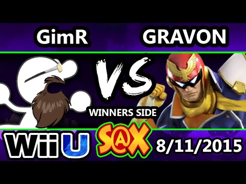 S@X 110 - VGBC | GimR (G&W) Vs. Gravon (Captain Falcon) SSB4 Tournament - Smash Wii U - Smash 4