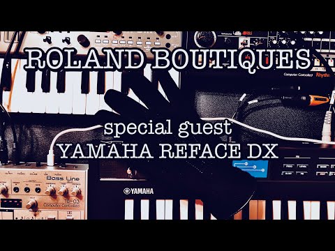 126. Slow Walking Synth Jam Roland TR-08 TB-03 SH-01A & Yamaha reface DX