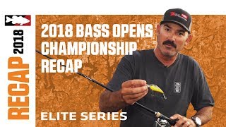 Jared Lintner's 2018 BASS Opens Championship Recap
