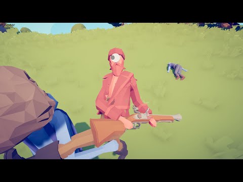 TABS | Blunderbuss Kicker VS Every Unit + Mods!