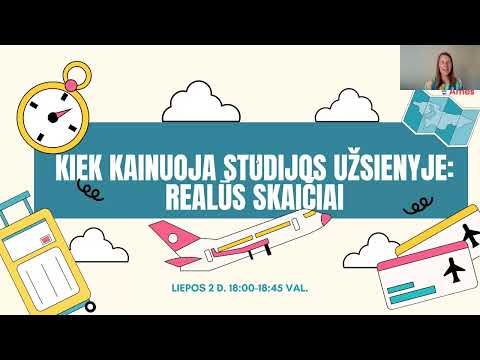 Kiek kainuoja studijos užsienyje