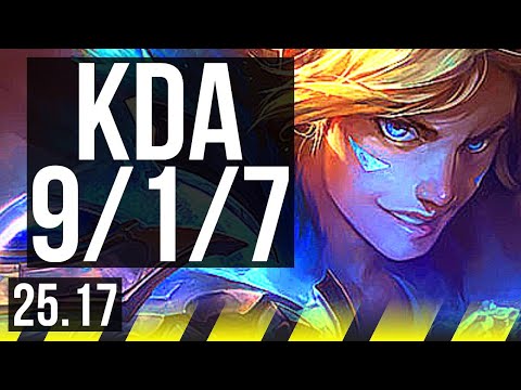EZREAL & Qiyana vs IRELIA & Gangplank (ADC) | 9/1/7 | NA Grandmaster | 25.17