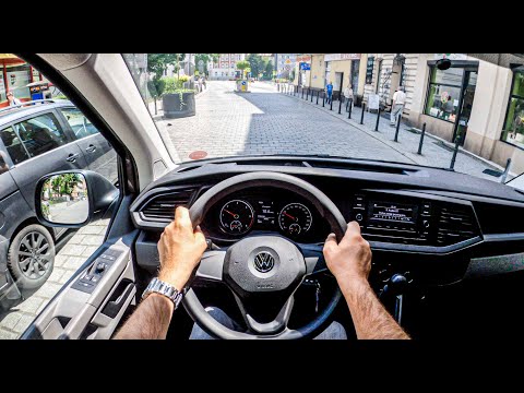 2020 Volkswagen Transporter 6.1 (2,0 l TDI 150 HP) I POV Test Drive #579 Joe Black