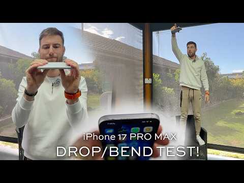 World's first iPhone 17 Pro Max DROP TEST and BEND TEST! - Strongest iPhone EVER?