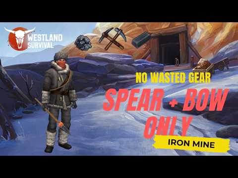 Iron Mine Cheap & Easy Farming Guide | Spear + Bow Only | Westland Survival