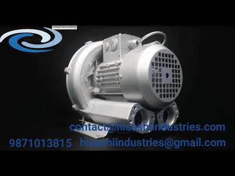 Aluminium 1.1 kw his-511-1.5 hp three phase ring blower, 415...