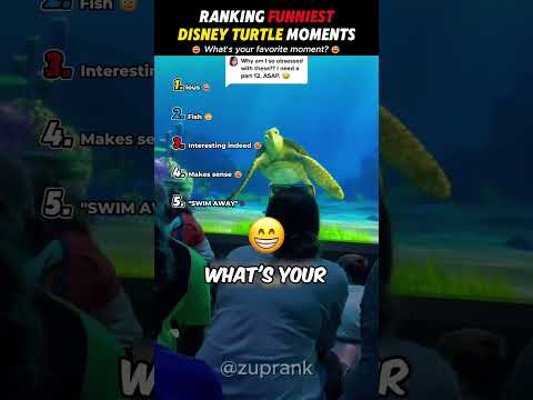 Ranking Funniest Disney Turtle Moments! #usa