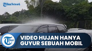 Viral Video Penampakan Hujan Hanya Guyur 1 Mobil di Bekasi, Langit Cerah dan Mobil lain Tak Basah