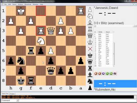 Key Moments in Chess History #178: Janowski v Rubinstein, Karlsbad 1907, Rd 5