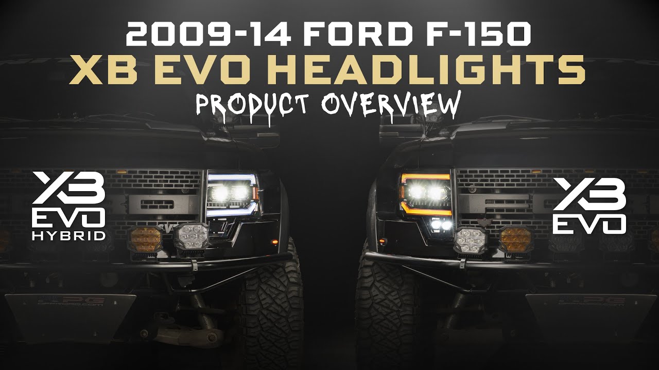 XB Evo vs original XB headlight brightness data comparison chart
