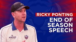 Ricky Ponting's End of Season Speech | IPL 2022