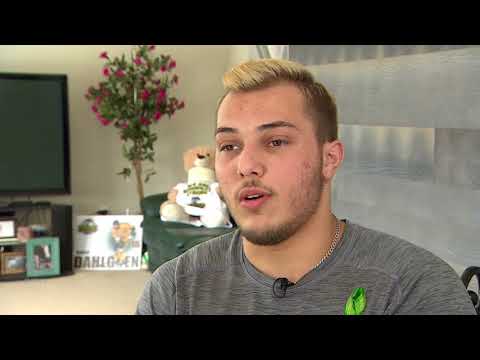 Kaleb Dahlgren and his dad, Mark talk about life after the Humboldt Broncos bus crash