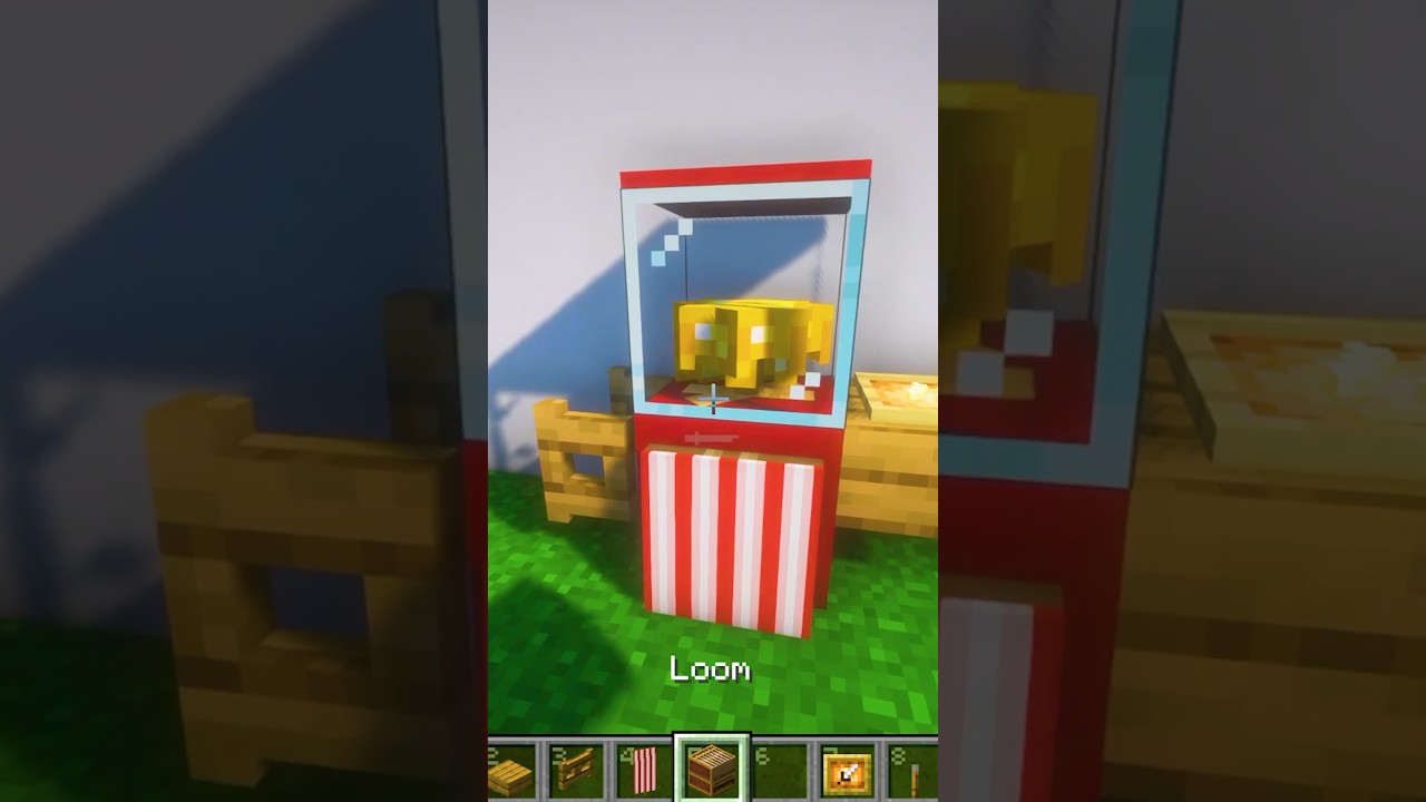 How to build a #minecraft popcorn stand #gamesforkidshub 🍿