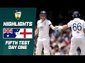 Australia V England 2025 26 Fifth Ashes Test Day One