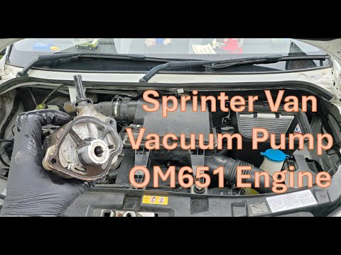 Mercedes Sprinter OM651 Vacuum Pump Replacement Tutorial
