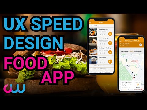 UX Food Delivery App - Speed Design Time Lapse - Figma