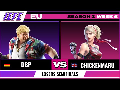 Chickenmaru (Lidia) vs DBP (Bob): Losers Semifinals ICFC Tekken 7 EU Season 3 Week 6