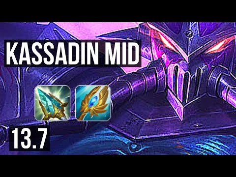 KASSADIN vs ANIVIA (MID) | 10/1/10, 2.6M mastery, 500+ games, Legendary | KR Master | 13.7