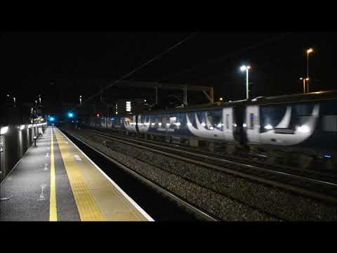 (HD 60fps) GBRf 92020 passes Tamworth with the down highland Caledonian Sleeper - 1S25 - 27/08/20