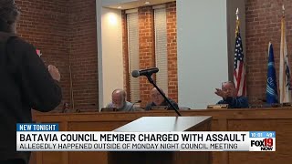 A Batavia council member charged with assault