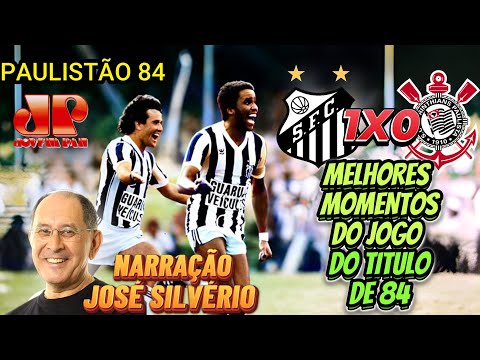 José Silvério Santos 1 x 0 Corinthians Highlights Paulista Final 84