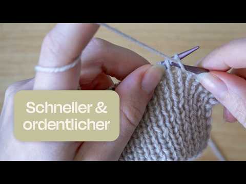 Schöneres Maschenbild mit Combination knitting 🧶 // Strick Techniken erklärt