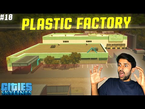 Building New Plastic Factory- Monument Island Episode#10 (Modded Cities Skylines Build) Mister K