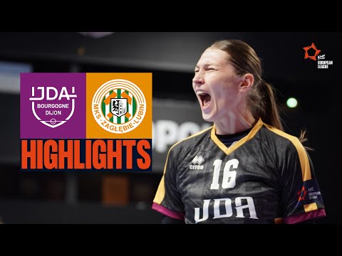 JDA Bourgogne Dijon 🆚 KGHM MKS Zaglebie Lubin | HIGHLIGHTS | EHF European League Women 2025/26