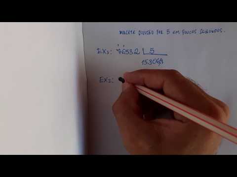 MACETE DIVISÃO POR  5 EM SEGUNDOS