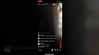 20220921 なとり インスタライブ instagram live